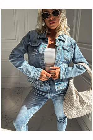 Star Style Dámsky denim kabát KAROLA