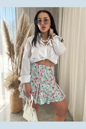 Star Style Riasená sukňa s gumeným pásom ZADIE