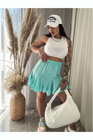 Star Style Riasená sukňa s gumeným pásom ZADIE