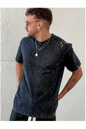 Star Style Čierne pánske tričko