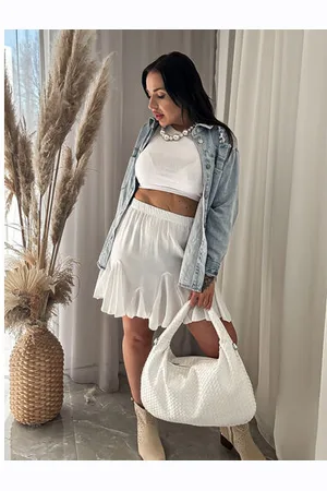 Star Style Riasená sukňa s gumeným pásom ZADIE