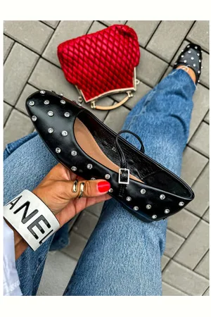Star Style Balerínky so striebornými ozdobami MIYANNA+
