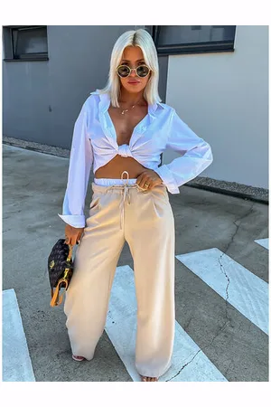 Star Style Športovo-elegantné široké nohavice DRUE+