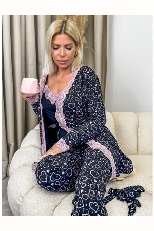 Star Style Trojdielne srdiečkové pyžamo LINDIE+