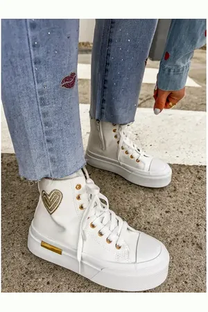 Star Style Platformové členkové tenisky NAZIRA