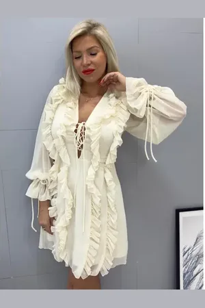Star Style Maslové šifónové šaty YESSAMIA