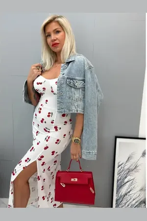 Star Style Krátky denim kabát CLOE