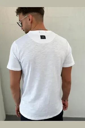 Star Style Biele pánske tričko