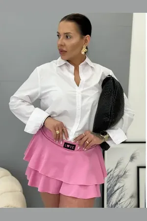 Star Style Tenisová skort sukňa s gumeným pásom ANGELA