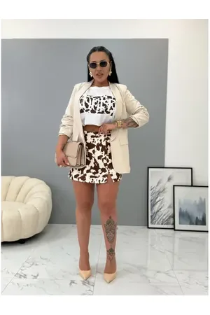 Star Style Vzorované sukňové nohavice BORYS
