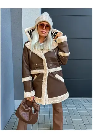 Star Style Zateplená koženková bunda BRITA+