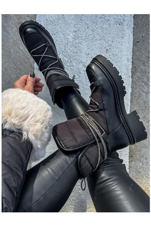 Star Style Čierne dámske snehule SYDNEY+