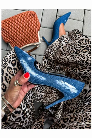 Star Style Elegantné denim lodičky EUDORA+