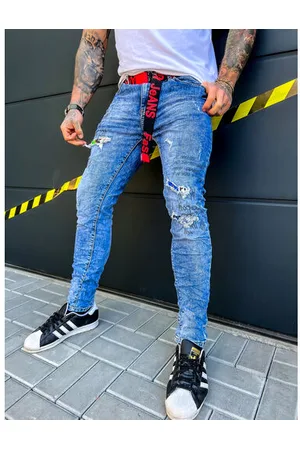 Star Style Štýlové pánske rifle s opaskom+