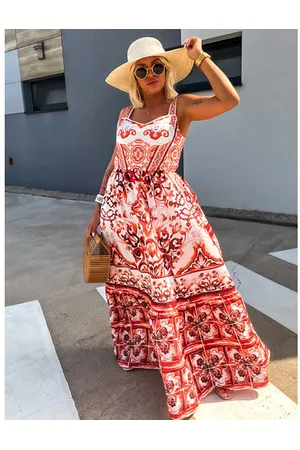 Star Style Vzorované maxi šaty MYKONOS+
