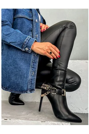 Star Style Členkové čižmy so zlatou ozdobou AYSHA+