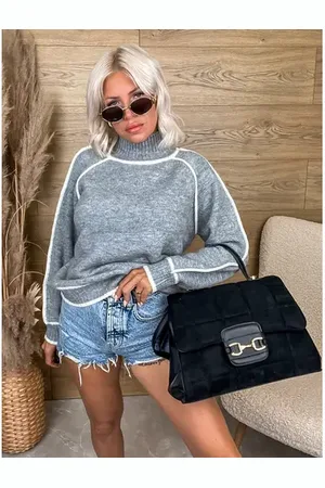 Star Style Sivý dámsky rolák KELLY+