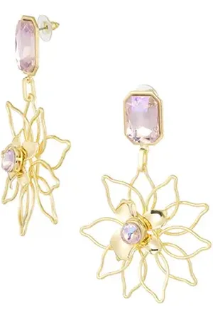 Star Style Elegantné náušnice+ farba: gold/pink
