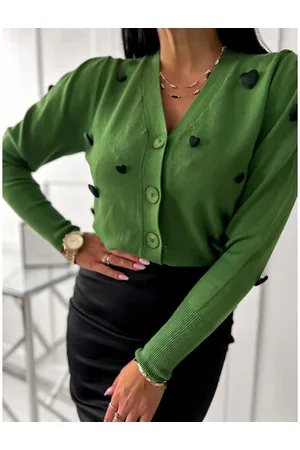 Star Style Elegantný kardigán so srdiečkami KENDALL+