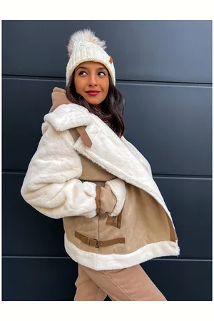 Star Style Kožušinkový kabát LEJKA+