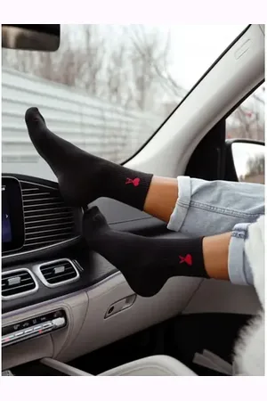 Star Style Čierne dámske ponožky ACE