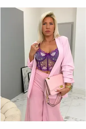 Star Style Baby pink dámske sako LILLA