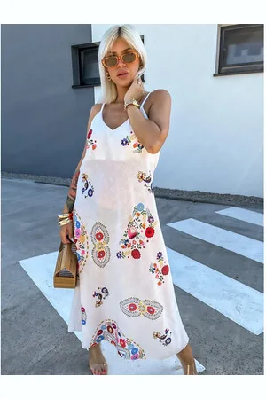 Star Style Kvetované dlhé šaty GRETEL+