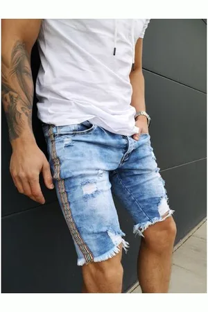 Star Style Pánske džínsové bermudy+