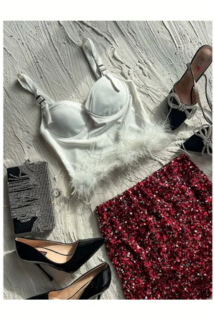 Star Style Push-up top s pierkami CADY+