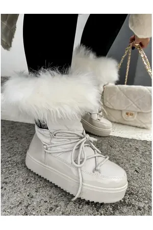 Star Style Krémové dámske snehule KENLEY+