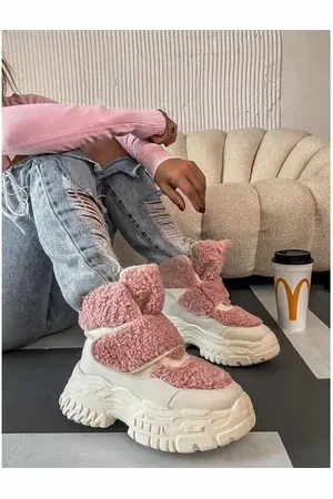 Star Style Zateplené športové topánky na suchý zips ZYAN+