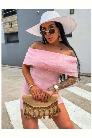 Star Style Baby pink elastické šaty MALLORY+