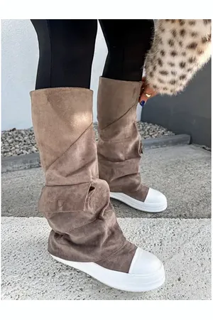 Star Style Extravagantné vysoké čižmy SHAYNA+