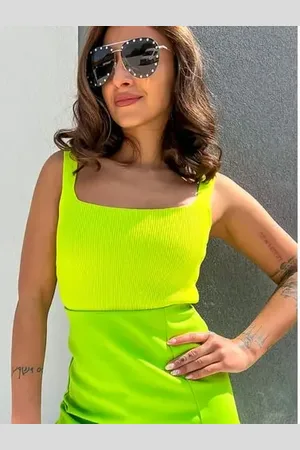 Star Style Pletený crop top TYNA+