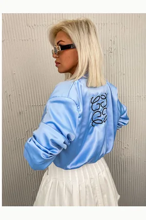 Star Style Saténový bomber kabát SELMA+