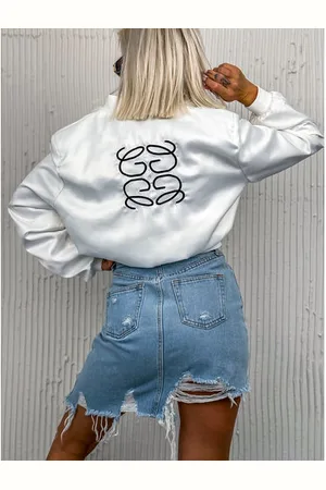Star Style Saténový bomber kabát SELMA+