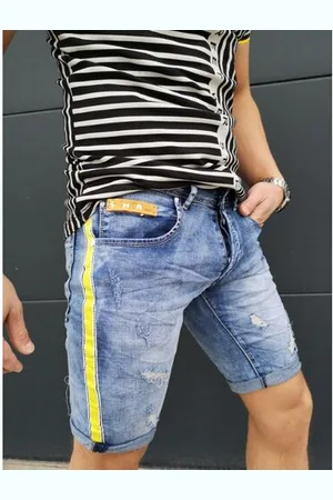 Star Style Pánske džínsové bermudy+