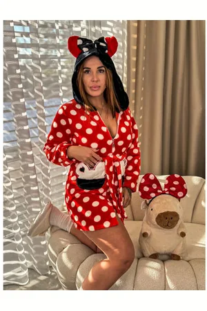Star Style Dámsky flísový župan MINNIE+