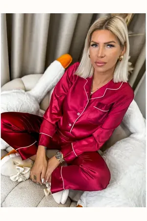 Star Style Dámske saténové pyžamo MONITA+