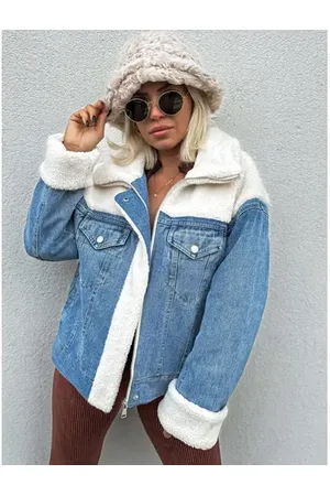 Star Style Prémium extravagantná denim bunda LELITA+