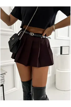 Star Style Plisovaná nohavicová sukňa s opaskom EMAIRA+