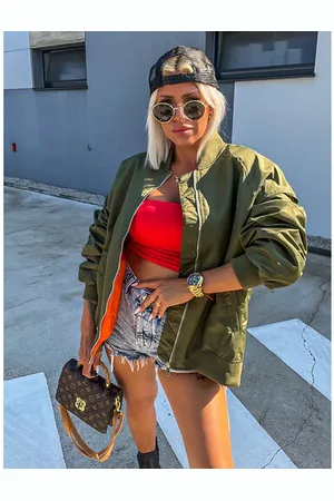 Star Style Prechodný bomber kabát CAMILLE+