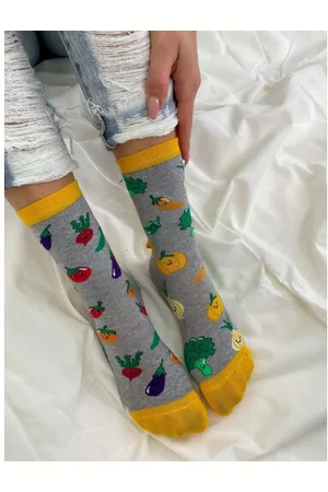 Star Style Dámske vzorované ponožky+