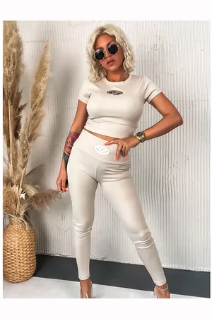 Star Style Vrúbkovaný komplet so striebornou ozdobou LILI+