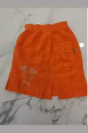 Star Style Dievčenské oranžové sukne