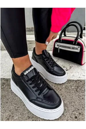 Star Style Čierne platformové tenisky LITAO