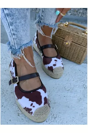 Star Style Vzorované sandále v štýle espadrille MAPIYA