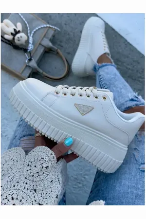 Star Style Platformové tenisky so zlatými detailmi MORISHA