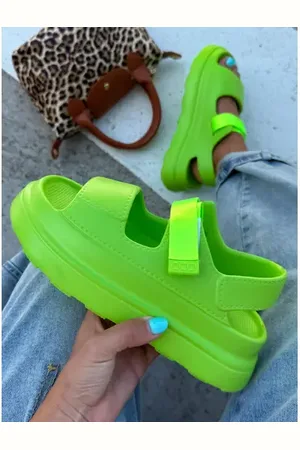 Star Style Ultraľahké gumené sandále na suchý zips ZURI