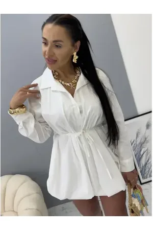 Star Style Elegantné šaty na gombíky s opaskom CALANTHE
